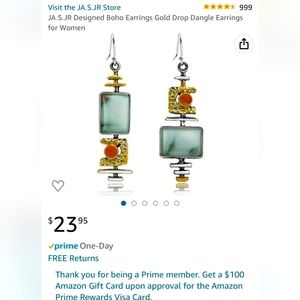 Boho Earrings Gold Drop Dangle Earrings for Women